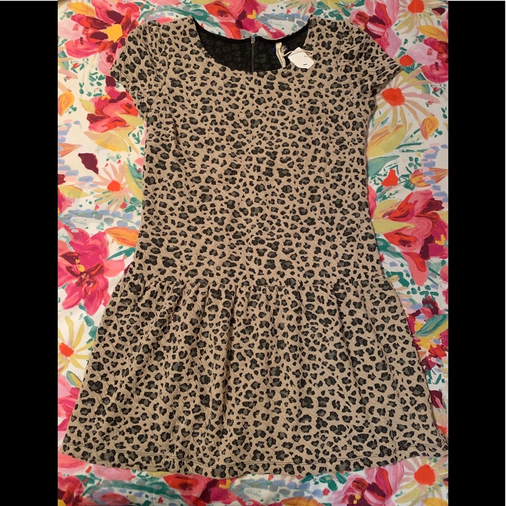 Animal Print Dress SZ M NWT